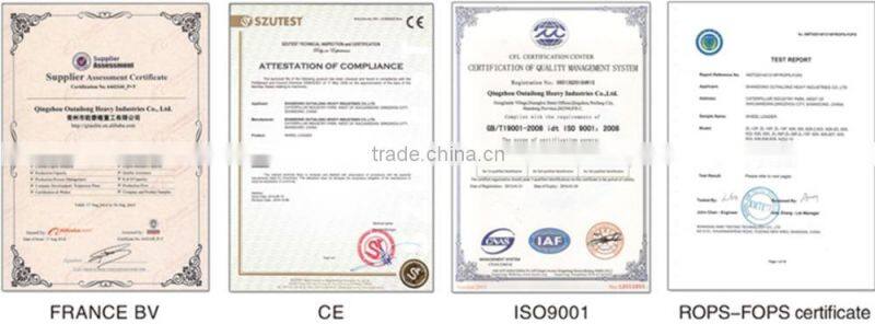 1.0t mini front loading machine