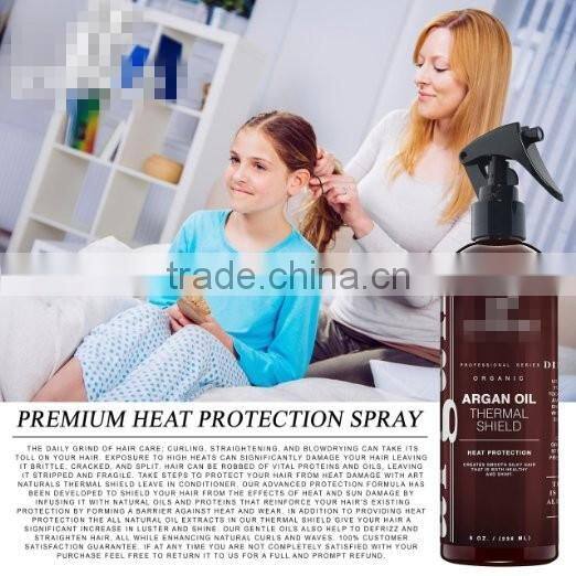 Organic Argan Oil Hair Spray Preventing Damage, Breakage & Split Ends