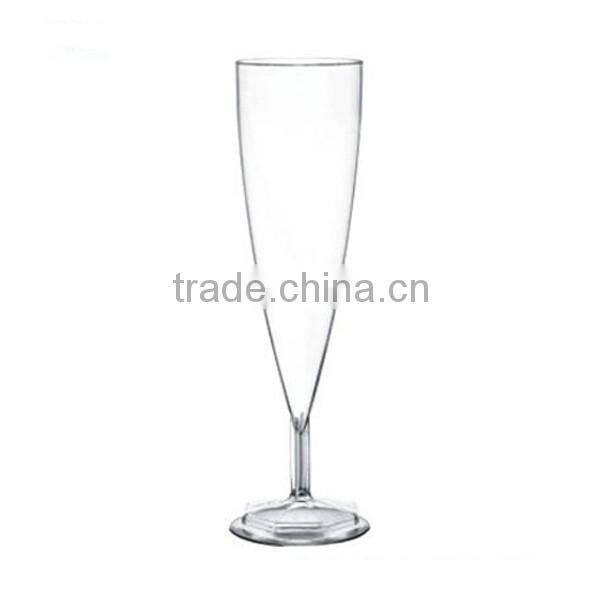 Disposable Plastic Champagne Flute Goblet Glass