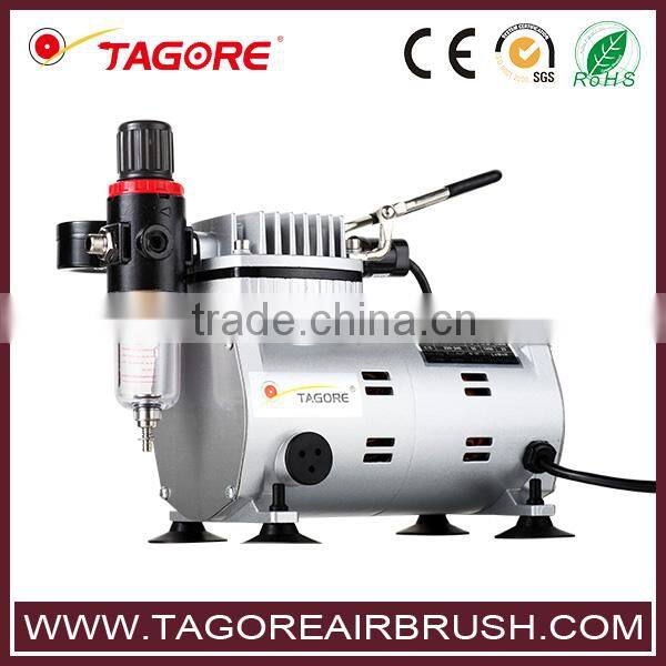 TG218K-01 makeup brushes and fundation spray compressor