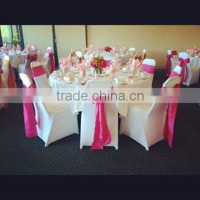 Wedding chair decoration satin chair sash