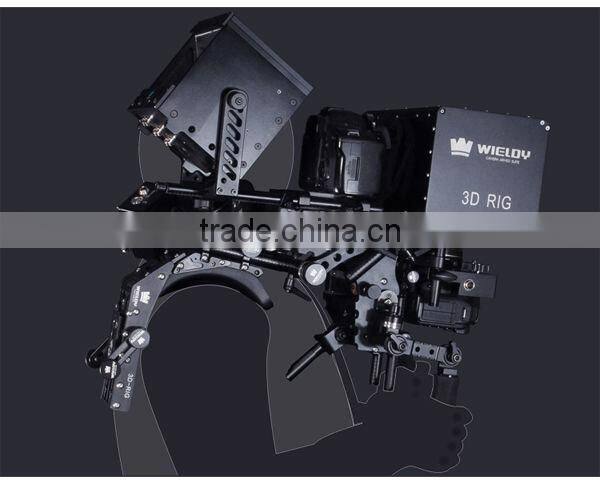 WIELDY 3D camera equipment , Shoulder MINI 3D Rig