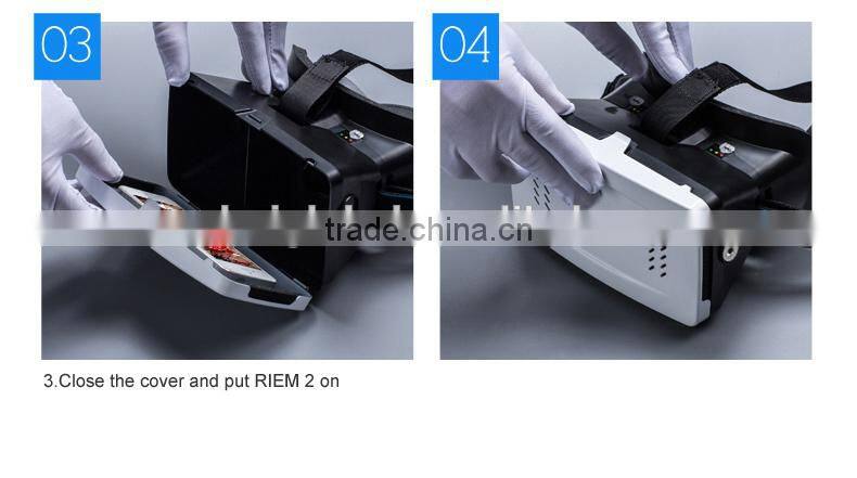 Hot Sale Virtual Reality Google Cardboard Active 3D Video Glasses Oculus Rift