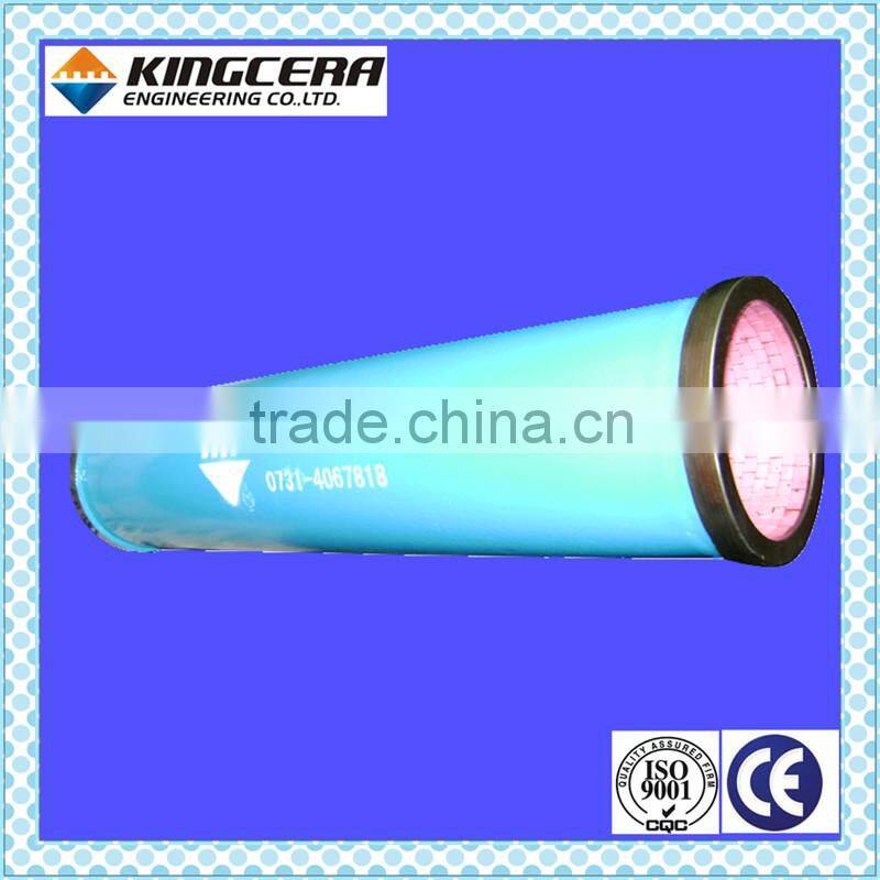 Abrasion resistant concrete pump truck delivery elbow