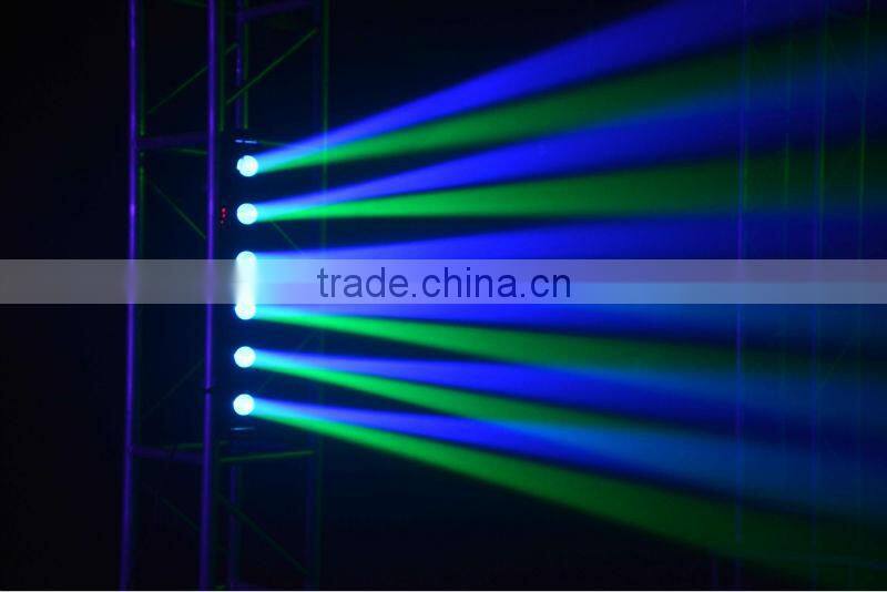 2014 new led efffect light 6x10w RGBW Cree beam light