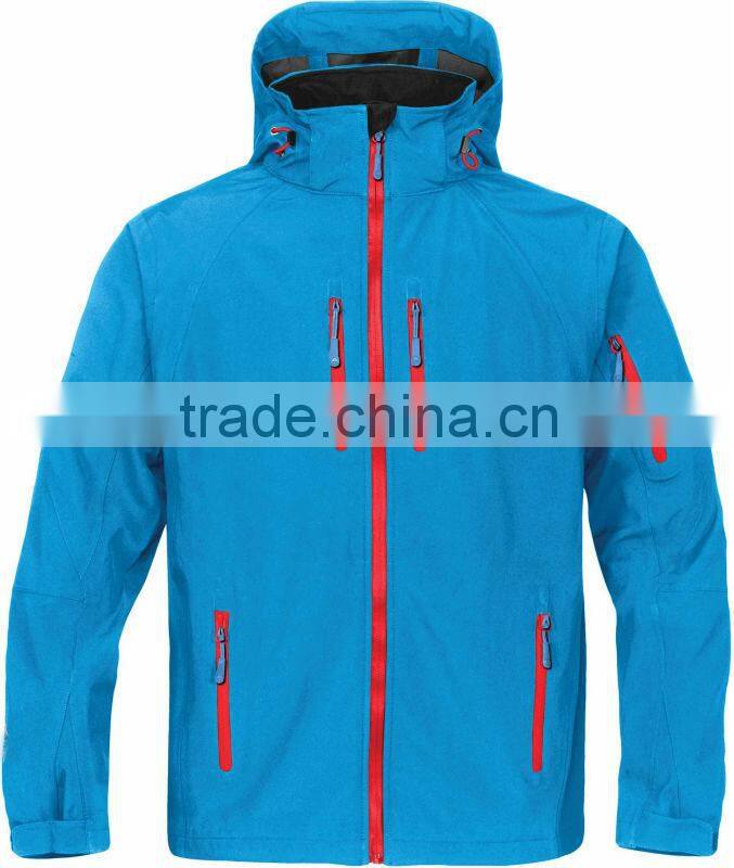 Without hood polyester softshell jacket