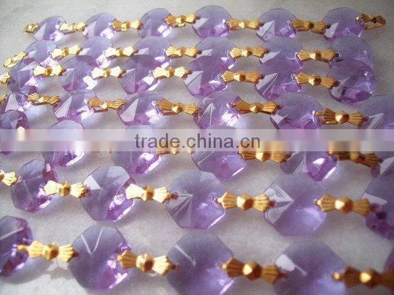 K9 crystal chandelier octagon beads