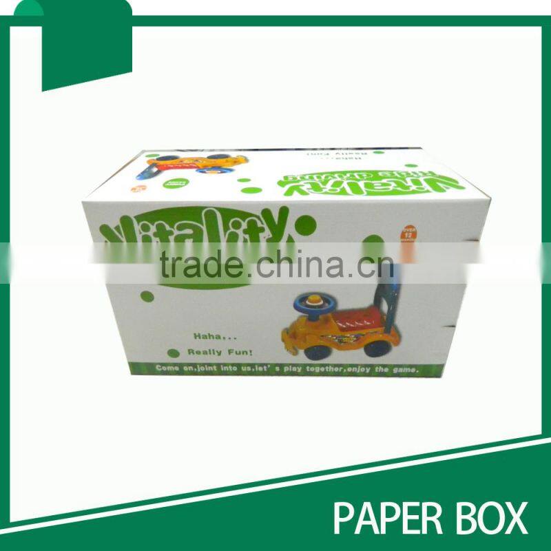 2015 COLOURFUL CARDBOARD CORRUGATED TOY BOX EP15565
