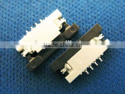 1.0mm Pitch SMT Pin FFC/FPC Connector With Non-Zif Top Entry Single Contact Type