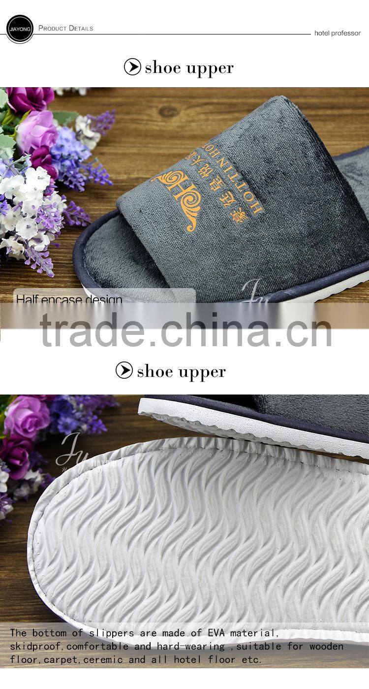 Eco-friendly hotel bathroom custom slippers women bathroom slippers
