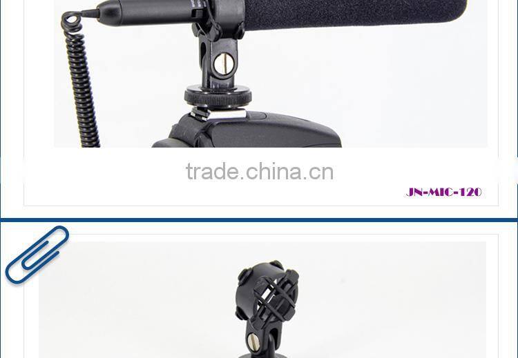 JN-MIC-120 High Quality Stereo Wired Dynamic Microphone for Canon 70D 60D 600D 5D2 EOS 550DRebel T2i/ Camera