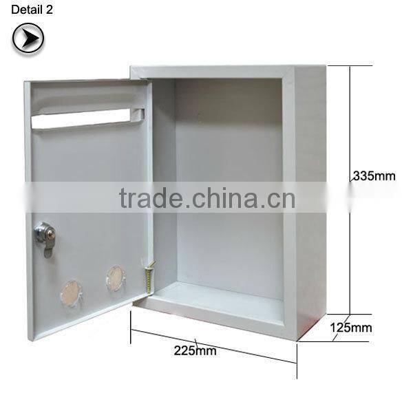 Sesidential letterbox sheet metal letter boxes steel mail letter cabinet
