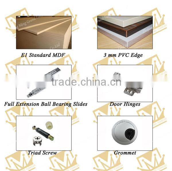 Hot Sale Laminate Narrow Bookcase Light Color Free Unit Bookcase MFC Display Cabinet