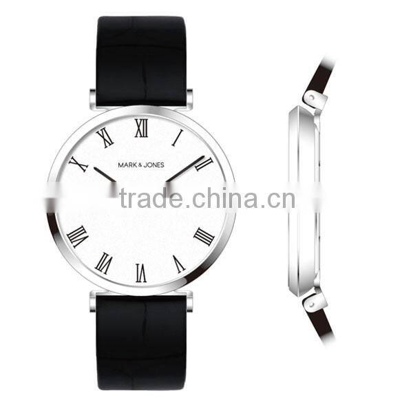 2016 nylon strap alloy case round watch case japanese movement watch with CE certificate