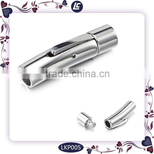 316 stainless steel 5mm magnetic clasp for round leather cord