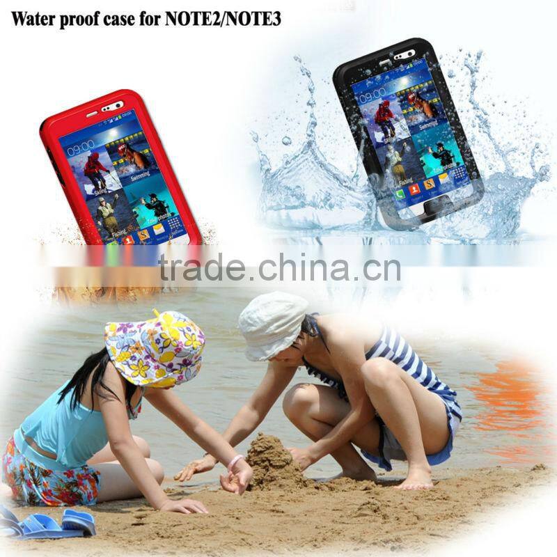 For Samsung Compatible Brand and PC + Silicone Material universal waterproof case for Samsung galaxy note3