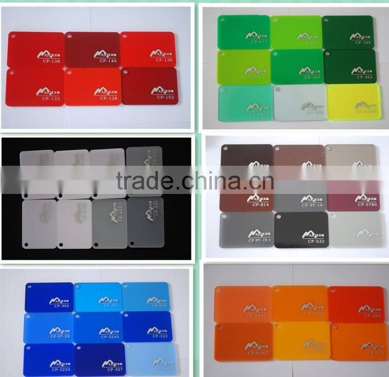Best price PMMA material cast acrylic panel