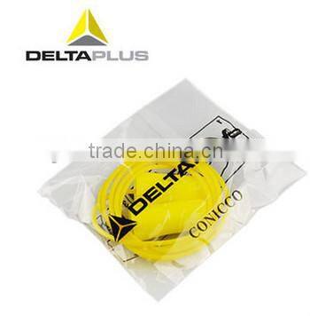 Deltaplus individually plastic bag of 2 with plastic cord foaming ear plugs