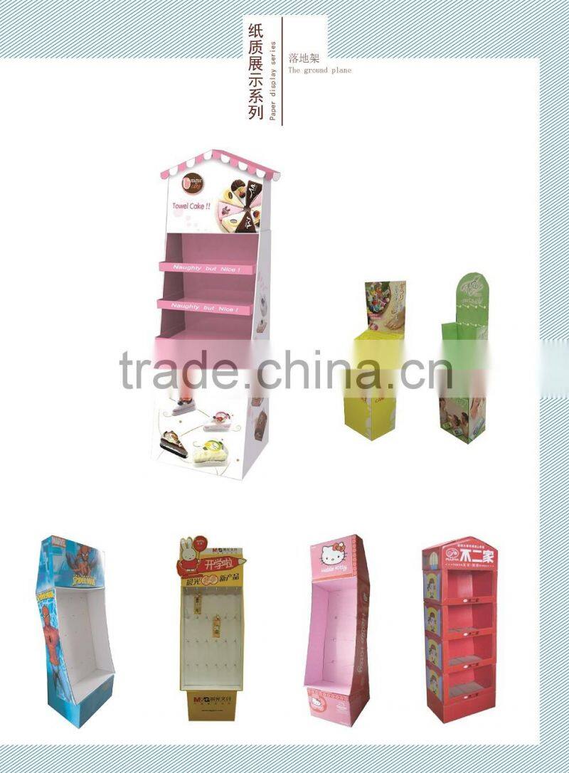 Pop up Cardboard Display Stand, Corrugated Paper Display rack