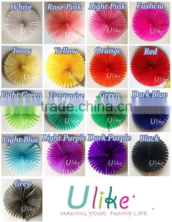 2014 cheap electronic promotional gifts honeycomb tissue paper fan tissue promotional gift