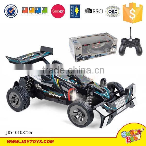 New 1:20 4CH rc car with 3D lights and voice charge and battery remote control car toy for kids