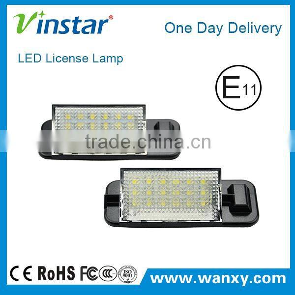 18SMD 3W LED E36 License Number Plate Light Led Tail License Lamp for BMW E36 1992-1998 with E-mark E4 CE ROHS