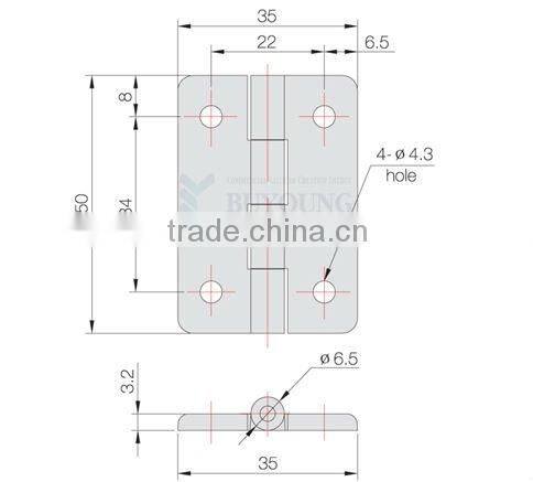 Polyacetal Door Hinge BYHPA5035