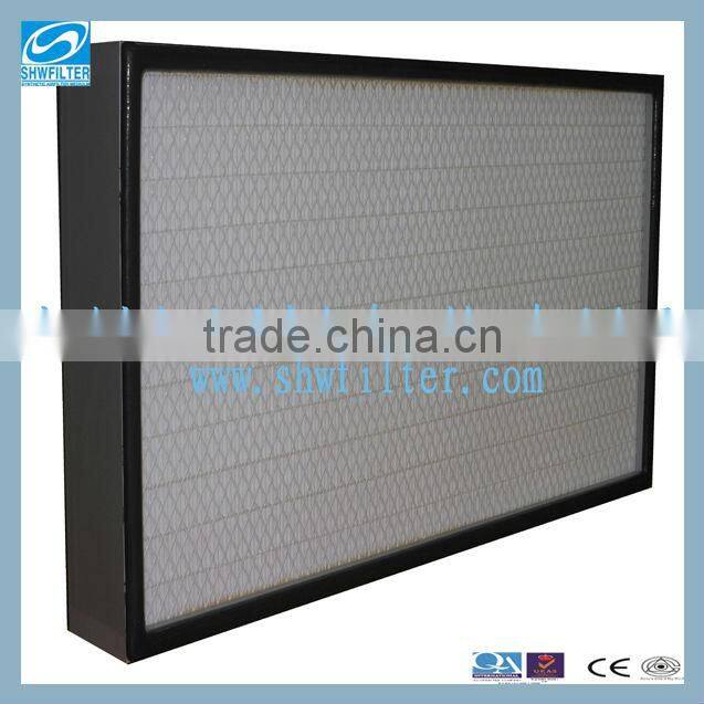 H14 Mini-pleat HEPA Filter for food clean room