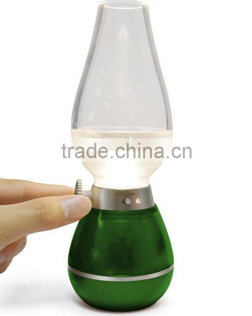 Creative Kerosene Oil Lamp Design with Dimmer Control Key for Indoor & Outdoor Use, Night Light, Reading Lights