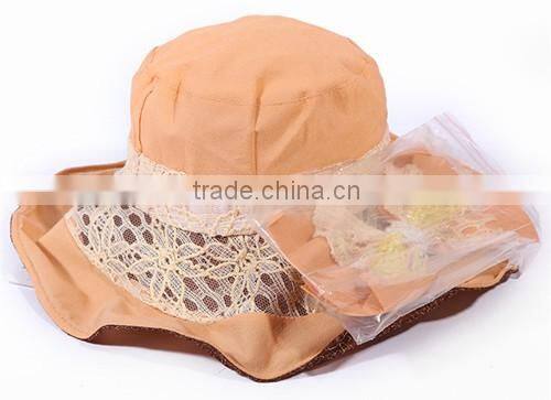 Women Summer Straw Wide Brim Beach Outdoor Sun Floppy Hat