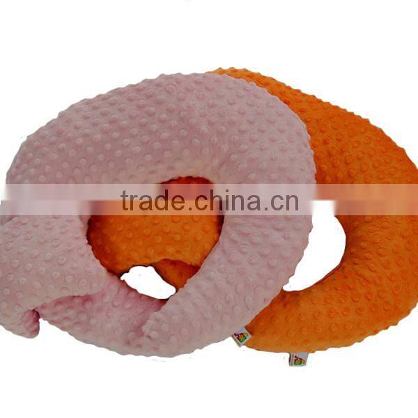 27 Colors Available New Design Soft Hand feel Portable Washable Minky Baby Nursing Pillow