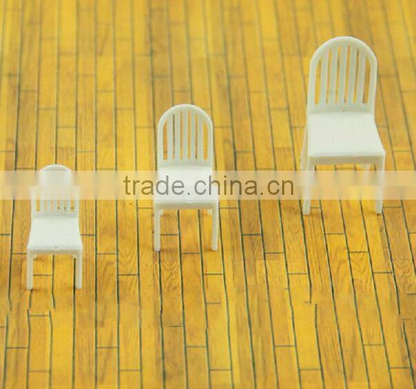 plastic scale model building chair for living room model