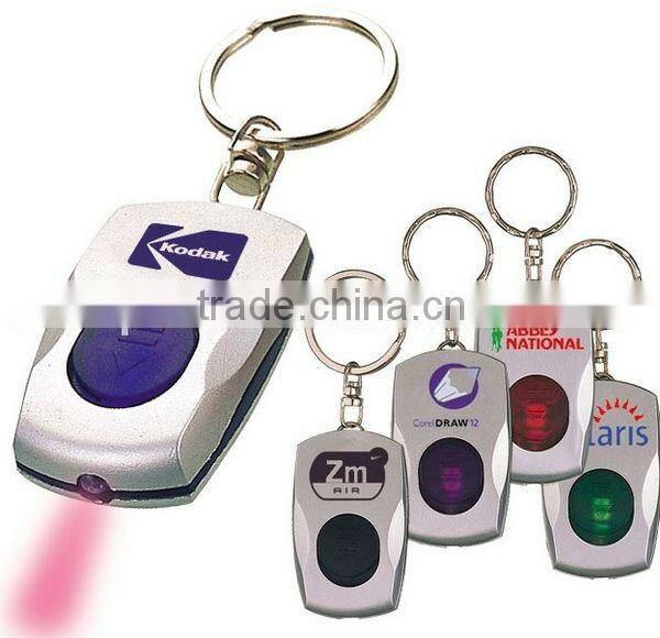LED promotional keychain micro light led keychain flashlight