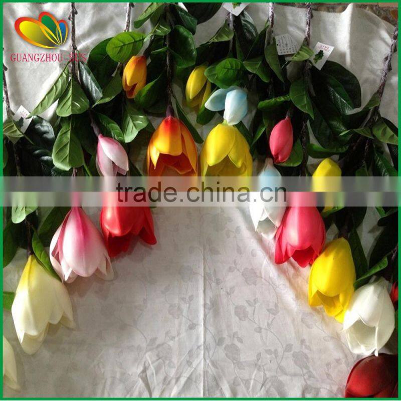 Plastic fake flower home decoration atificial orchid flower