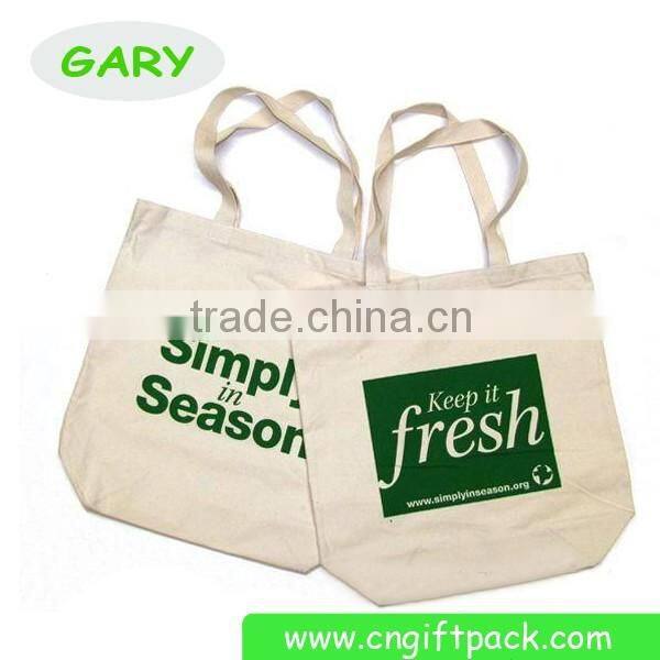 Screen Printing Logo Promotional Gift Tote Bag with Bottom