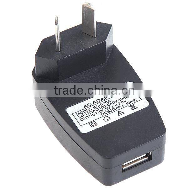 AU Plug USB Travel Charger,Custom USB Wall Charger for Cell phone for Tablet 5V 1A