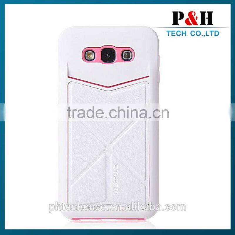 Cell Phone PU Leather Protector Case for Samsung Galaxy E7
