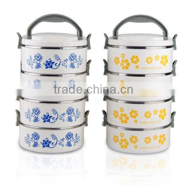 Outdoor camping Cheap metal lunch box