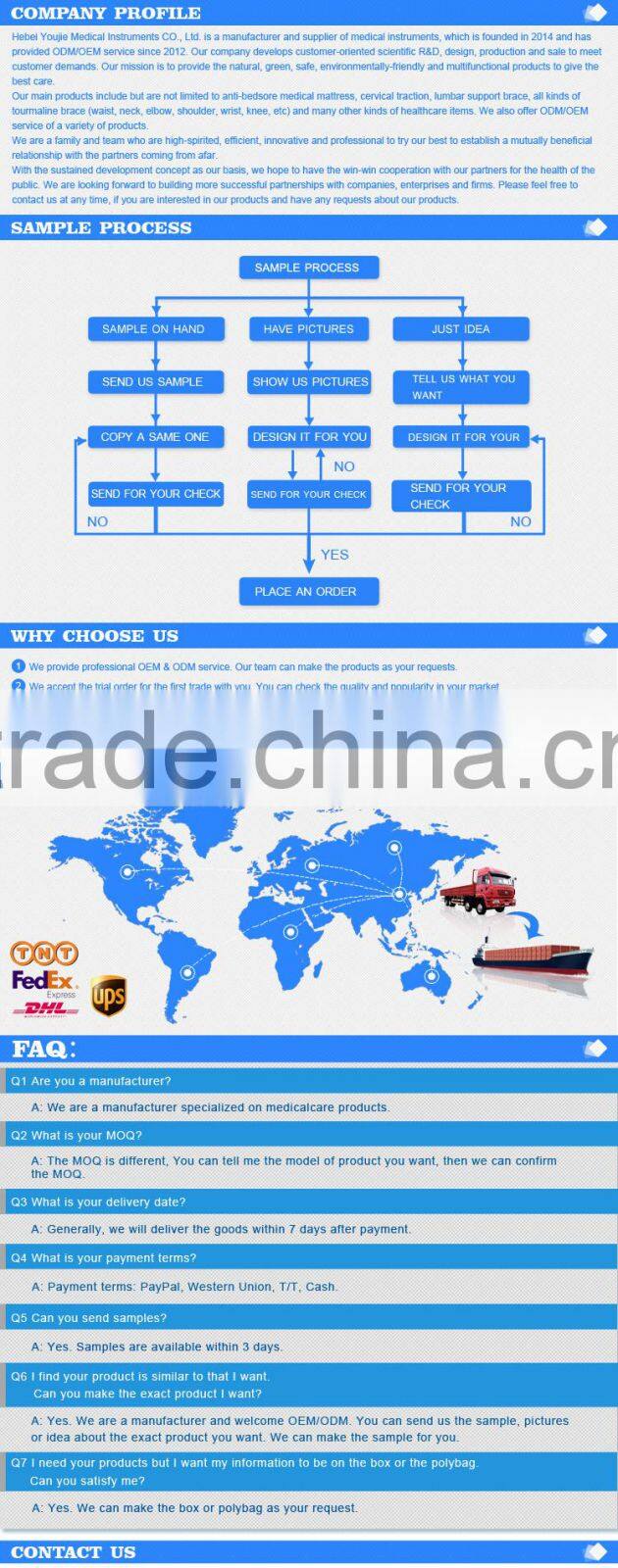 2016 OEM service corrective posture support magnetic back brace