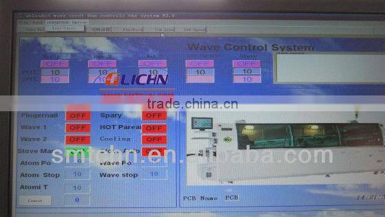 wave soldering machine/small Dual wave solder machines/two pieces of preheating wave soldering LF260