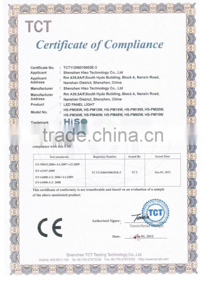 Germany ceiling standard 620x620mm 60W smd 2835 led square panel light IP44 AC85-265V