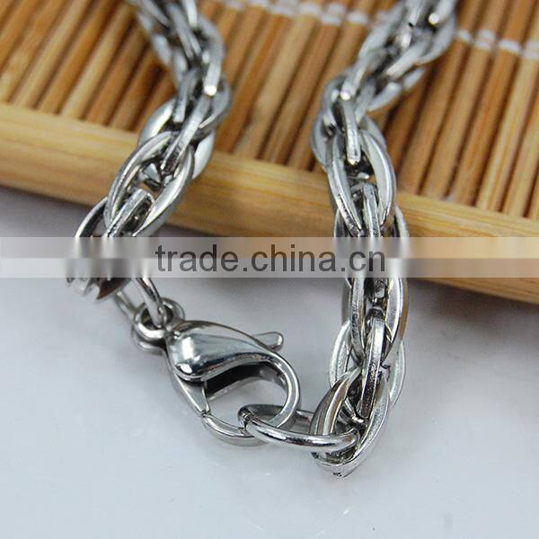 Stainless steel cuban link bracelets bangles gold plated customize bracelets