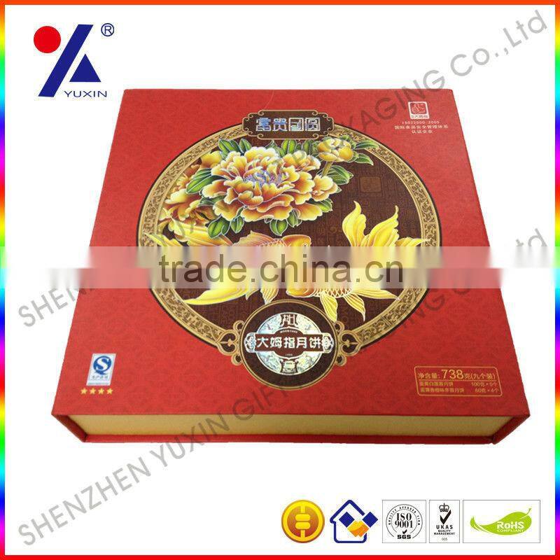 mooncake gift packaging box with fancy tray