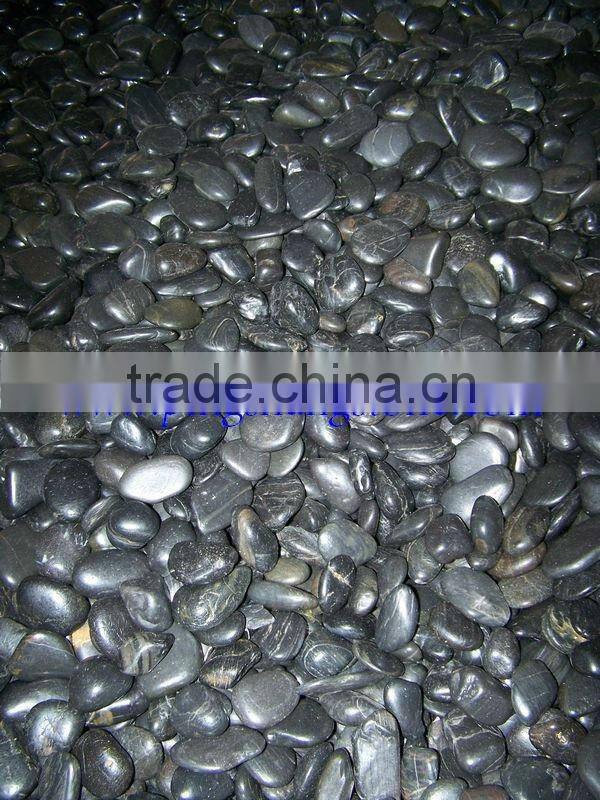 black pebble stone