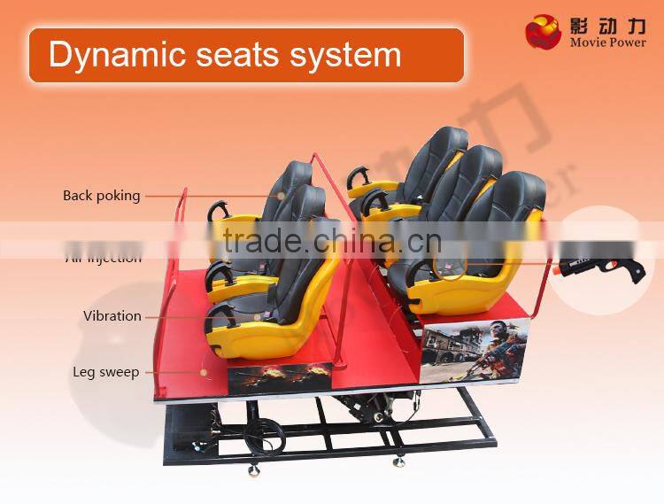 Very portable business 7d cinema with wheel move everywhere