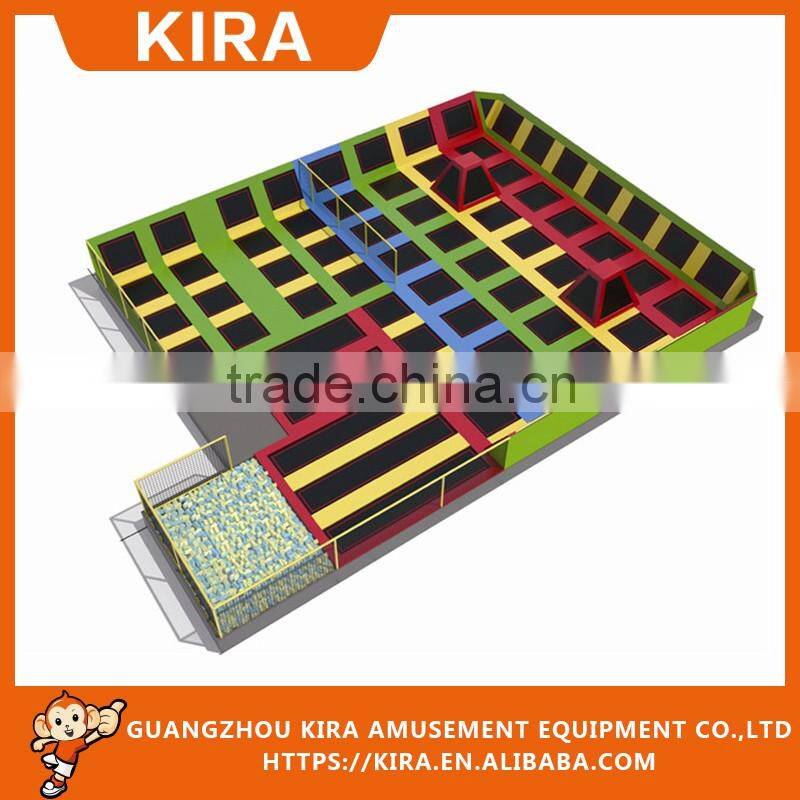 OEM ODM climbing wall inflatable sport games trampoline parks for children