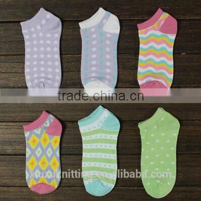 Cotton Lovely Cartoon Girl Ship Sock