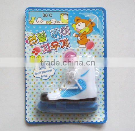 Dual-use Shoe Sharpener with Eraser