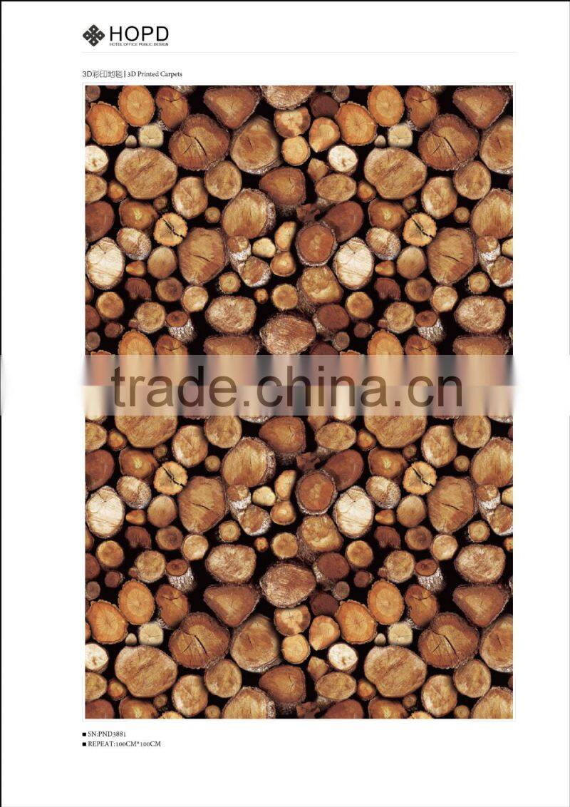 Modern pattern 3D printed Carpet for hotel, apartment, decoration