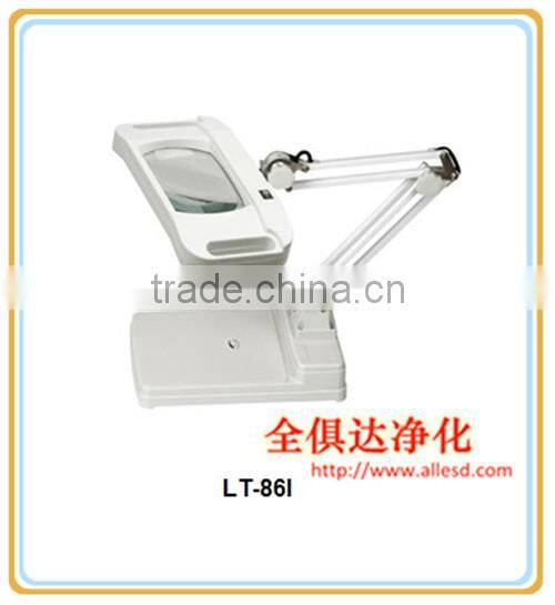 Rectangle/Round Desktop LED Illuminated Magnifier lamp